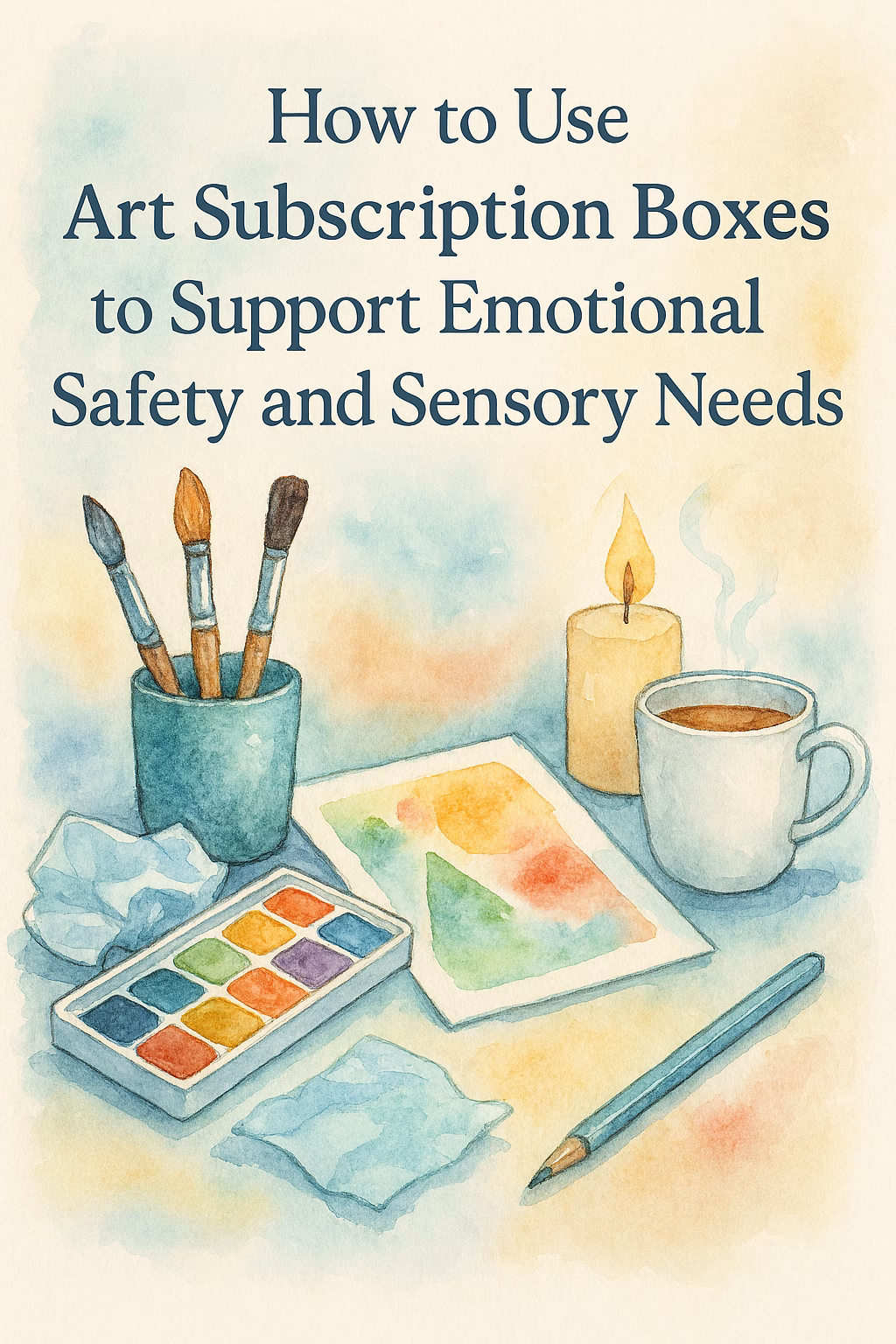 How to Use Art Subscription Boxes to Support Emotional Safety and Sensory Needs